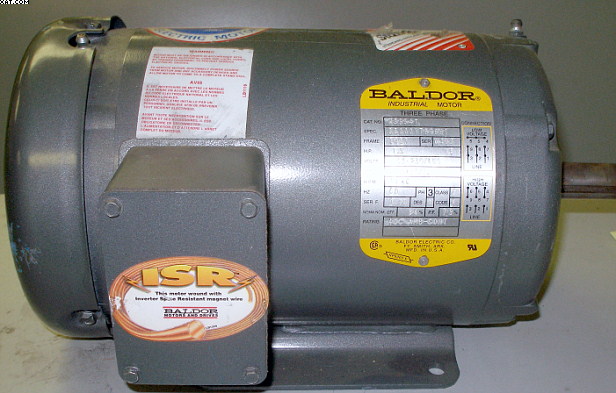 BALDOR 1 1/2 hp (1.5 hp) Motor,